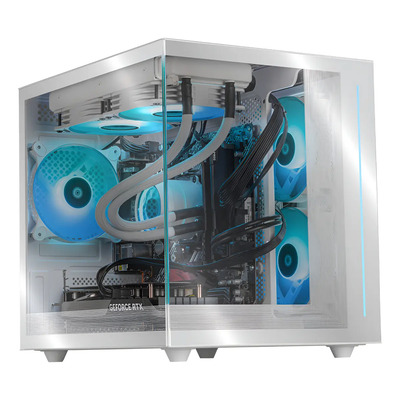 PC Gamer Xtreme PC Gaming NVIDIA GeForce RTX 5060 AMD Ryzen 7 32GB SSD 1TB Sistema Liquido WIFI White gaming 1080p, estudios y multitarea | Meses sin interés