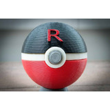 Pokebola Rocket / 6cm Hermosas ! Impresión 3d ! Oferta 