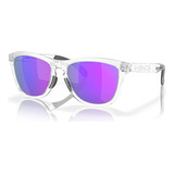 Óculos De Sol Frogskins Range Matte Clear Prizm Violet Cor Purple