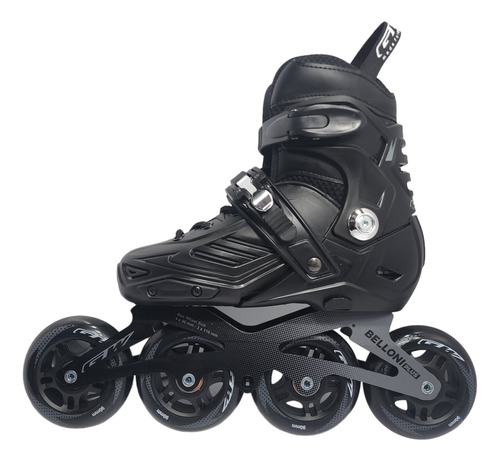 Patines Gw Belloni Plus Semi-profesional Ajustable Negro