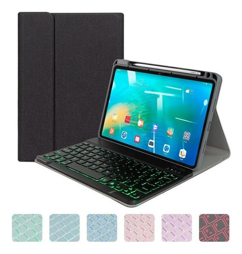 Funda Teclado Rgb Recargable Para Huawei Matepad 11 Ñ -fh113