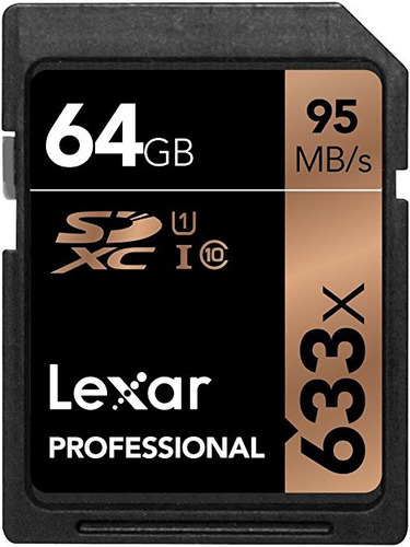 Lexar Professional 633x 64gb Sdxc Uhs-i / U1 Tarjeta Con Ima