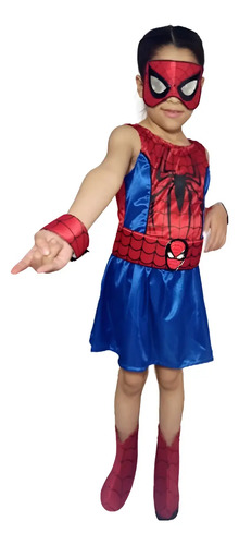 Disfraz De Mujer Araña Para Niña