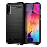 Funda Fiber Carbono Tpu Antigolpe Para Samsung A30s A50