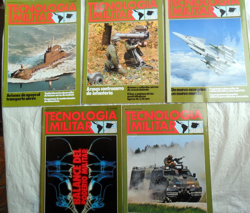 Tecnología Militar 1993 Lote X 5 Revistas