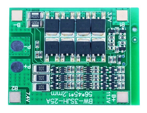 Modulo Carga Proteccion 3 Bateria Litio Lipo Bms 25a 3s