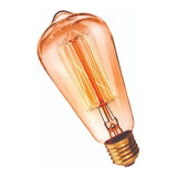 Lámpara Filamento Pera St64 25w Dimerizable Vintage Gold E27