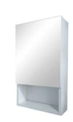 Botiquín Baño Amube Trento 30 X 50 Cm Blanco 1 Estante