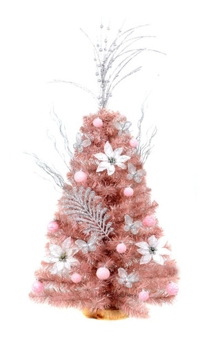 Árbol De Navidad 1,00 M + Kit Decoración De Lujo M1 - Sheshu