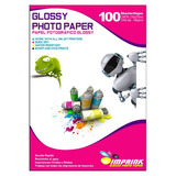 Papel Foto Glossy Brillante  Carta De 180gr De 50 Hojas