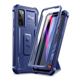 Funda Para Samsung Galaxy S20 Fe 5g 6.5+protector/color Azul