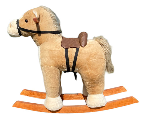 Mecedora De Peluche De Caballito