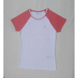 Remera Tommy Hilfiger De Mujer Talle L Color Coral