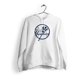 Sudadera Con Gorro New York Yankees Beisbol Bronx Logo