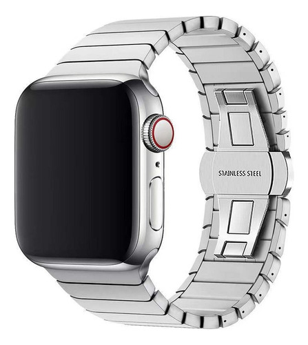 Correa De Acero Inoxidable For Apple Watch Se 7 6 5 4 Band