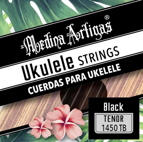 Encordado Ukelele Medina Artigas Black Tenor