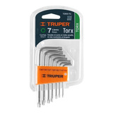 Juego De 7 Llaves Torx Con Organizador, Truper