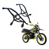 Slider Armadura Jaula Moto Dm 200 Amarilla