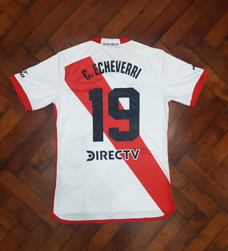 Camiseta Titular River Plate, Echeverri 19 Talle M.