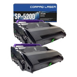 2x Toner Compatível Sp5200/sp5200dn/sp5210dn/sp-5200/sp5210