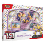 Box Alakazam Ex 151 Pokémon Tcg Coleção Especial Original