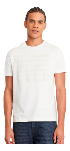 Camiseta Aramis Details Ve24 Off White Masculino