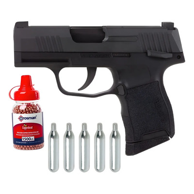 Pistola Co2 12g Sig Sauer P365 1500 Bbs 4.5mm Xchws P Negro 1143 Mm | Envío gratis
