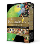 Nutrópica Papagaio Gourmet 600g Sementes Frutas P/ Papagaios