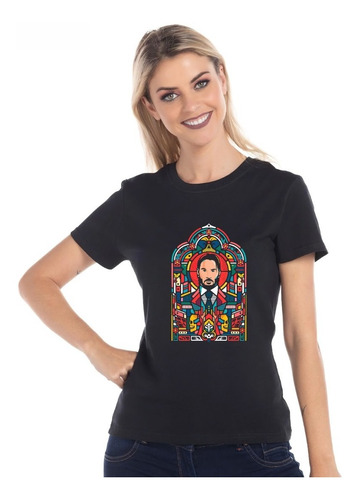 Playera Mujer John Wick Vitral Punch