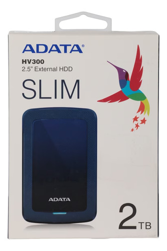 Disco Duro Externo Adata Ahv620s-2tu3 2tb Azul