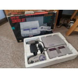 Nintendo Super Nes Standard Color Gris Clasico Vintage