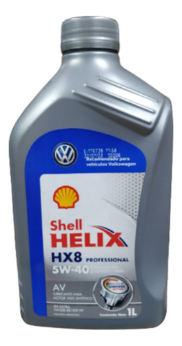 Aceite Shell Helix Hx8 Professional Av 5w-40