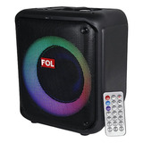 Fol Bocina Tws Portátil Con Luz Y Control Mod. Fs-l1206