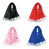 4 Bufandas Cuellera Pashmina Palestina De Invierno Color Rojo