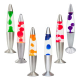 Luminária Lava Lamp Decoração Bolha Foguete 110v Escolha Cor