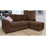 Sillon Sofa Esquinero C/ Placa Chenille Fabric Oasis Muebles