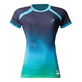 Camisa Feminina Manga Curta Beach Sports Uv Degradê Mormaii