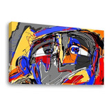 Cuadros Canvas Abstractos Tipo Oleo En Canvas Artistíco Color Ilustracionpsicodelica.rostro2