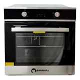 Horno Empotrable Duo Eléctrico/gas Shorbull 65l Conveccion Color Negro