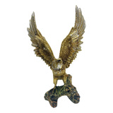 Adorno De Mesa De Resina Con Estatua De Águila Para Sala De
