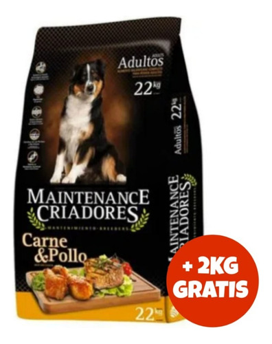 Maintenance Criadores Perro Adulto Carne Y Pollo X 24 Kg