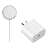 Cargador magsafe + Adaptador Corriente 20w Compatibe iPhone