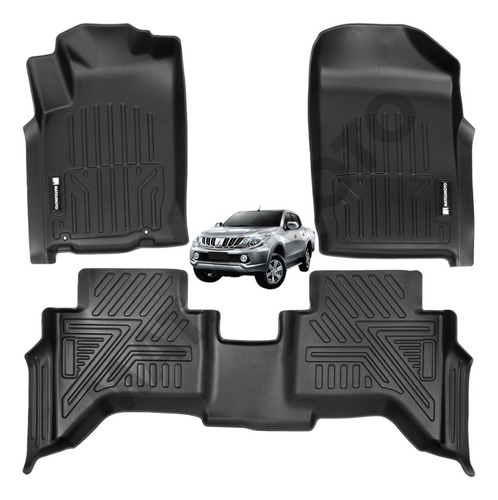 Set De Pisos Calza Perfecto Mitsubishi L200 2009