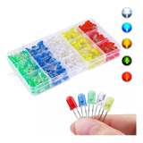 El 500 Leds Ultrabrillantes De, 5mm, Kit 500pz 5 Colores Dif