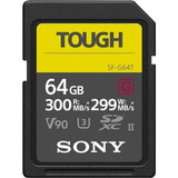 Cartão De Memória Sony Sd Xc 64gb Sf-g Tough Series Uhs-ii