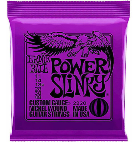 Cuerdas De Guitarra Eléctrica Ernie Ball Power Slinky 11-48