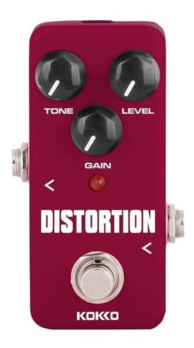 Pedal Kokko Fds2 Mini Distortion Color Rojo