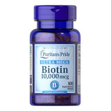 Biotina 10,000 Mcg X 100 Capsulas Blandas