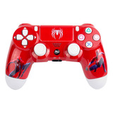 Controle Sem Fio Compativel Ps4 Spider Man Joystick Play4