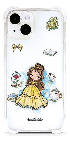 Funda Celular Para iPhone La Bella Disney Transparente